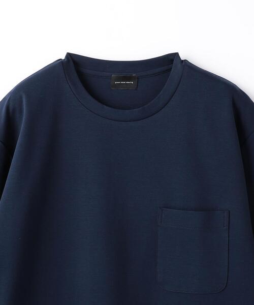 green label relaxing（グリーンレーベルリラクシング）の「ポンチ クルーネック カットソー（Tシャツ/カットソー・メンズ・ライム/ネイビー/グレー/ホワイト・XL/XXL/S/M/L）」の15枚目の写真