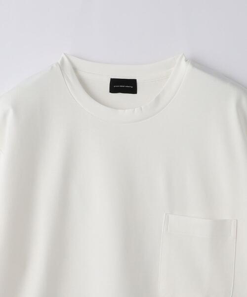 green label relaxing（グリーンレーベルリラクシング）の「ポンチ クルーネック カットソー（Tシャツ/カットソー・メンズ・ライム/ネイビー/グレー/ホワイト・XL/XXL/S/M/L）」の11枚目の写真