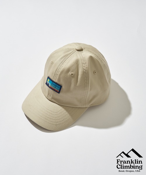 Franklin Climbing（フランクリンクライミング）の「【KIDS】【Franklin Climbing】ツイルロゴキャップ（キャップ・キッズ・ブラック/バイオレット/グリーン/ベージュ・ONE SIZE）」の2枚目の写真