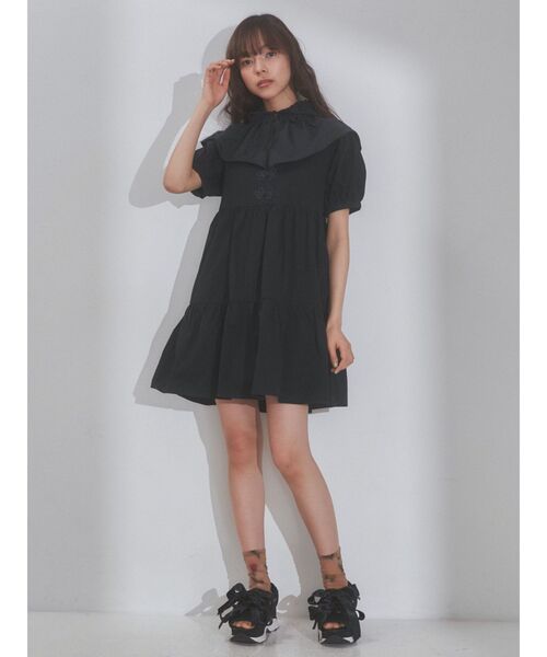 merry jenny（メリージェニー）の「ギャザーフリルフード（ハット・レディース・ブラック/オフホワイト/ブルー・FREE）」の22枚目の写真