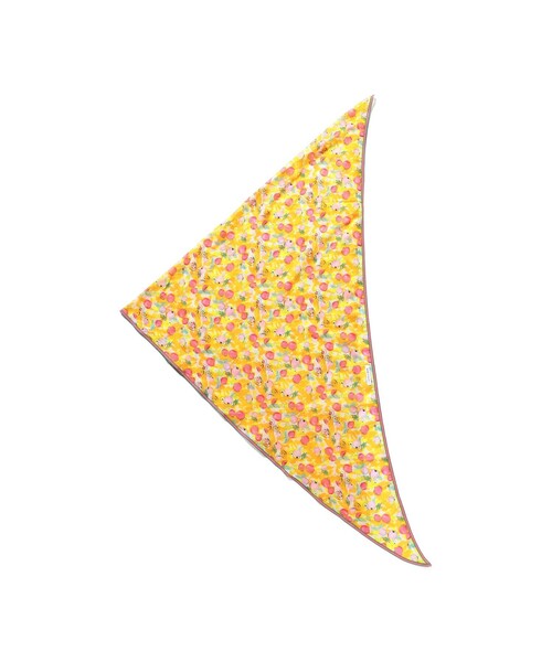 Ray BEAMS（レイビームス）の「POM Amsterdam / Pomegranate Scarf（マフラー・レディース・イエロー・ONE SIZE）」の3枚目の写真