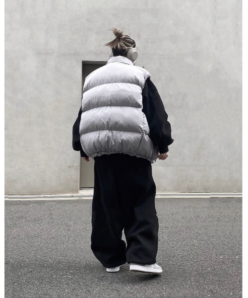 YACA（ヤーカ）の「down vest/ダウンベスト（ダウンベスト・レディース・グレー・FREE）」の11枚目の写真