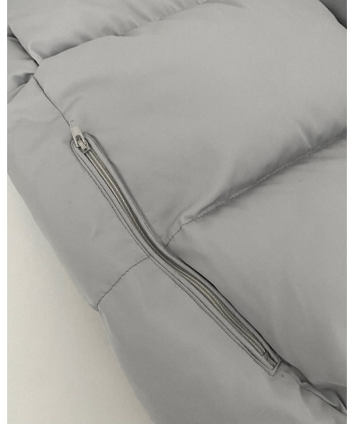 YACA（ヤーカ）の「down vest/ダウンベスト（ダウンベスト・レディース・グレー・FREE）」の7枚目の写真