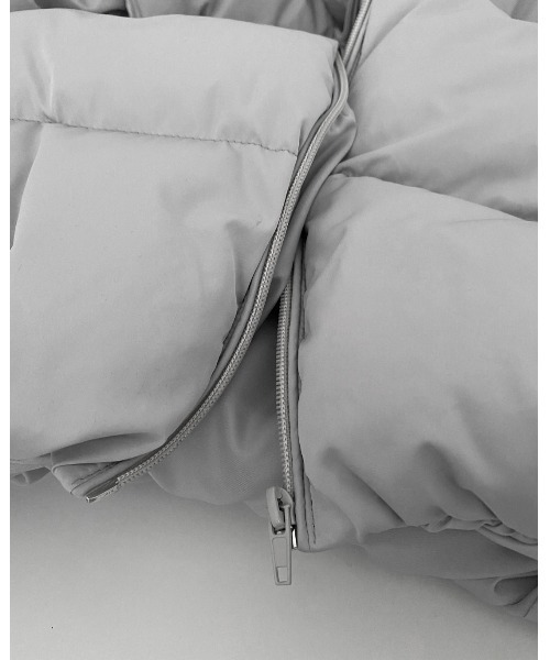 YACA（ヤーカ）の「down vest/ダウンベスト（ダウンベスト・レディース・グレー・FREE）」の5枚目の写真