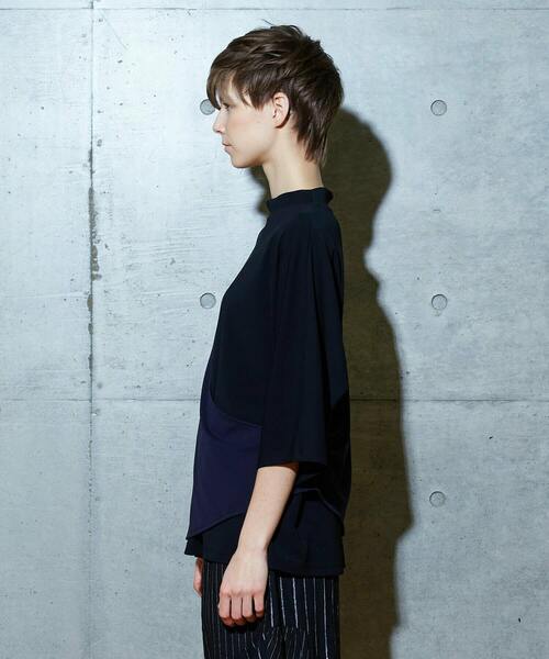 FRAPBOIS（フラボア）の「フィーユ カットソー（Tシャツ/カットソー・レディース・ブラック・1）」の2枚目の写真