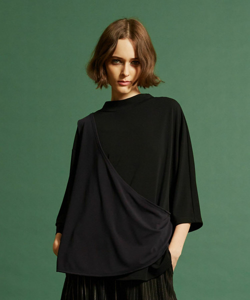 FRAPBOIS（フラボア）の「フィーユ カットソー（Tシャツ/カットソー・レディース・ブラック・1）」の10枚目の写真