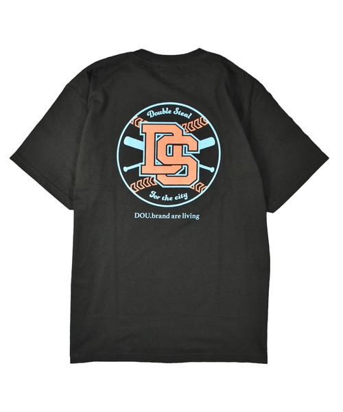 DOUBLE STEAL（ダブルスティール）の「ベースボールロゴ Tシャツ（Tシャツ/カットソー・メンズ・アッシュグレー/ブラック/ブラウン/ホワイト・LARGE/X-LARGE/MEDIUM/XX-LARGE）」の17枚目の写真