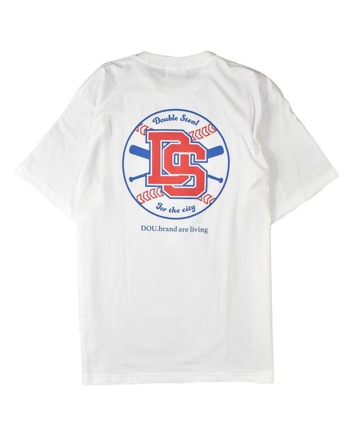 DOUBLE STEAL（ダブルスティール）の「ベースボールロゴ Tシャツ（Tシャツ/カットソー・メンズ・アッシュグレー/ブラック/ブラウン/ホワイト・LARGE/X-LARGE/MEDIUM/XX-LARGE）」の21枚目の写真