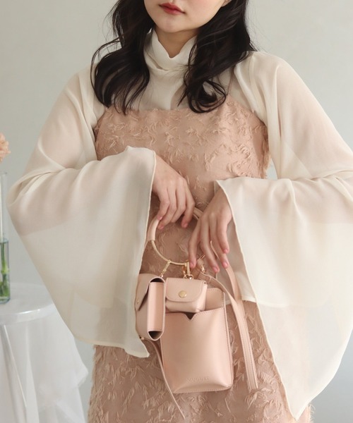 muguet（ミュゲ）の「high neck sheer blouse（シャツ/ブラウス）」 - WEAR