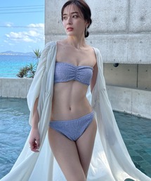 【美品】anuans シャーリングバックタイセットアップ アニュアンス anuans シャーリングバックタイセットアップ【返品