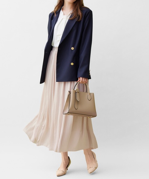 alotta（アロッタ）の「サテン素材ギャザーフレアースカート（スカート・レディース・ブラック/パープル/アイボリー/ミント/ラベンダー/オレンジ/ピンク/オリーブ・LARGE/MEDIUM/X-LARGE/XX-LARGE）」の19枚目の写真