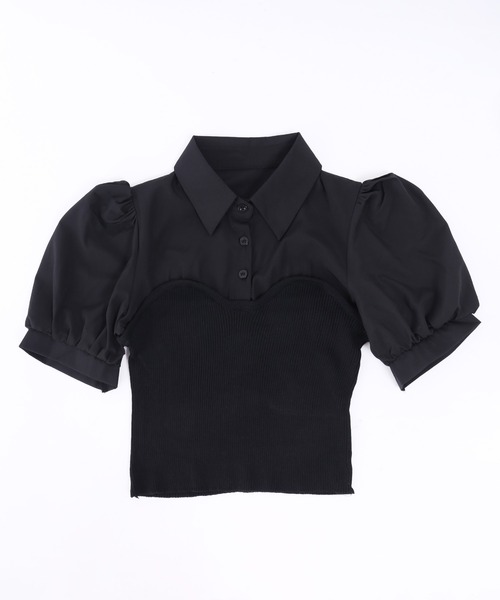 WC(ダブル シー)の「ビスチェデザインブラウス(シャツ/ブラウス・レディース・アイボリー/ブラック・FREE)」の18枚目の写真
