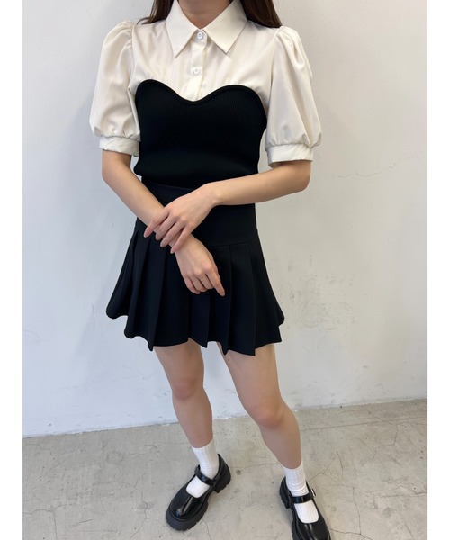 WC(ダブル シー)の「ビスチェデザインブラウス(シャツ/ブラウス・レディース・アイボリー/ブラック・FREE)」の20枚目の写真