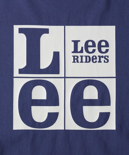 Lee(リー)の「【Lee】バックスクエアロゴTEE(Tシャツ/カットソー・メンズ・ネイビー・L/XL/M)」の4枚目の写真