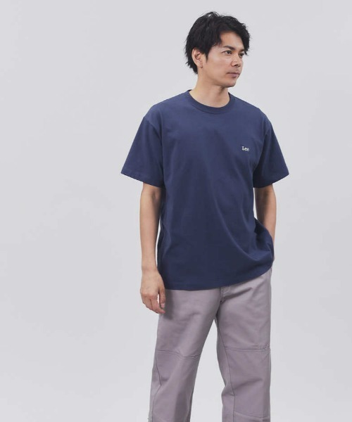 Lee(リー)の「【Lee】バックスクエアロゴTEE(Tシャツ/カットソー・メンズ・ネイビー・L/XL/M)」の17枚目の写真