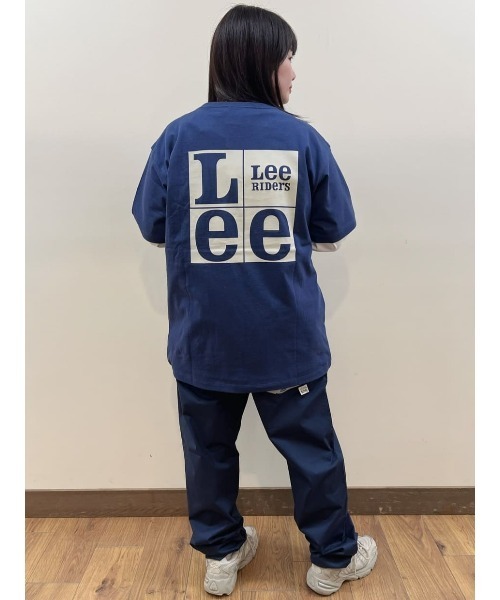 Lee(リー)の「【Lee】バックスクエアロゴTEE(Tシャツ/カットソー・メンズ・ネイビー・L/XL/M)」の22枚目の写真