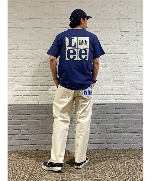 Lee(リー)の「【Lee】バックスクエアロゴTEE(Tシャツ/カットソー・メンズ・ネイビー・L/XL/M)」の13枚目の写真