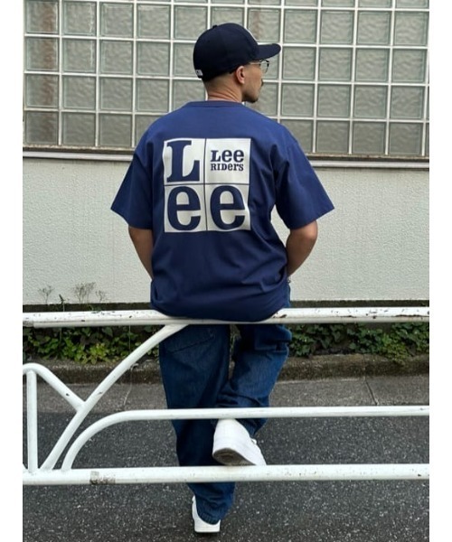 Lee(リー)の「【Lee】バックスクエアロゴTEE(Tシャツ/カットソー・メンズ・ネイビー・L/XL/M)」の8枚目の写真