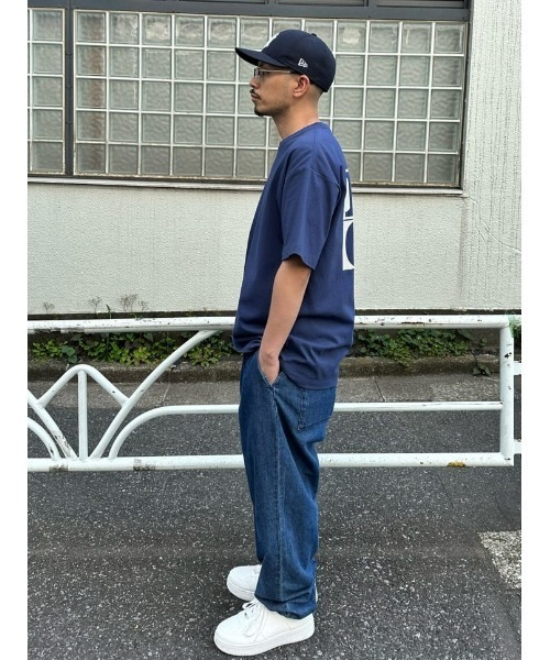 Lee(リー)の「【Lee】バックスクエアロゴTEE(Tシャツ/カットソー・メンズ・ネイビー・L/XL/M)」の10枚目の写真