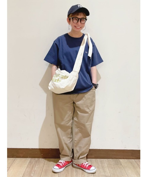 Lee(リー)の「【Lee】バックスクエアロゴTEE(Tシャツ/カットソー・メンズ・ネイビー・L/XL/M)」の19枚目の写真