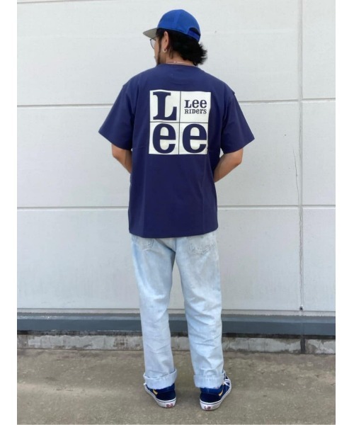 Lee(リー)の「【Lee】バックスクエアロゴTEE(Tシャツ/カットソー・メンズ・ネイビー・L/XL/M)」の15枚目の写真
