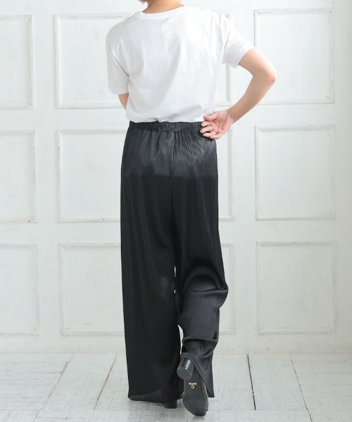 DONOBAN（ドノバン）の「【pufe】プリーツパンツ（その他パンツ・レディース・チャコール/ラベンダー/ライム/グレイッシュベージュ/ブラック・F）」の22枚目の写真