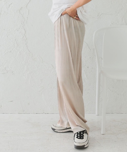 DONOBAN（ドノバン）の「【pufe】プリーツパンツ（その他パンツ・レディース・チャコール/ラベンダー/ライム/グレイッシュベージュ/ブラック・F）」の15枚目の写真