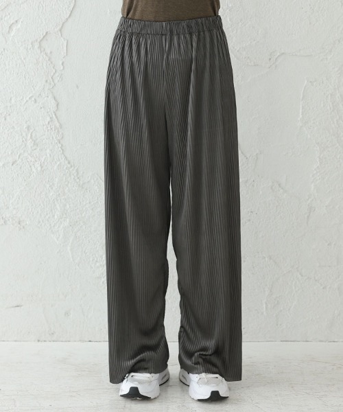 DONOBAN（ドノバン）の「【pufe】プリーツパンツ（その他パンツ・レディース・チャコール/ラベンダー/ライム/グレイッシュベージュ/ブラック・F）」の16枚目の写真