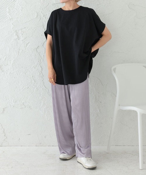 DONOBAN（ドノバン）の「【pufe】プリーツパンツ（その他パンツ・レディース・チャコール/ラベンダー/ライム/グレイッシュベージュ/ブラック・F）」の11枚目の写真