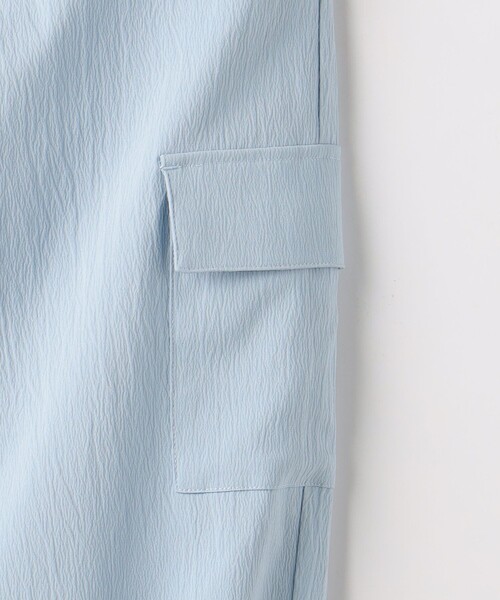 green label relaxing（グリーンレーベルリラクシング）の「TJ フラップポケット カーゴパンツ 110cm-130cm（その他パンツ・キッズ・シャーベット/ライトブルー・S130/XS110）」の14枚目の写真