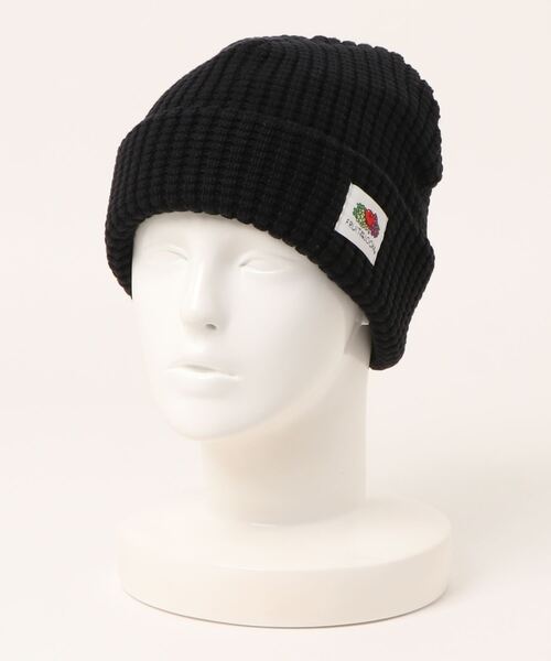 FRUIT OF THE LOOM(フルーツオブザルーム)の「ワッフルビーニー(ニットキャップ/ビーニー・メンズ・ブラック/オレンジ/パープル/オフホワイト・FREE)」の20枚目の写真