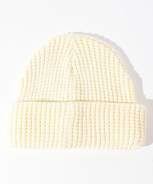 FRUIT OF THE LOOM(フルーツオブザルーム)の「ワッフルビーニー(ニットキャップ/ビーニー・メンズ・ブラック/オレンジ/パープル/オフホワイト・FREE)」の15枚目の写真