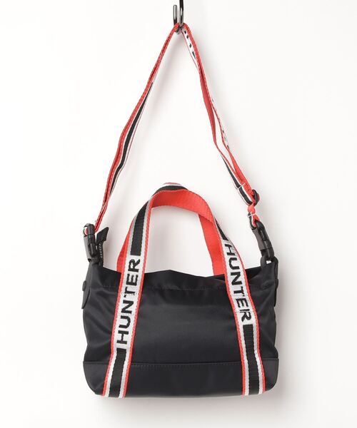 HUNTER(ハンター)の「【HUNTER/ハンター】NYLON TOPCLIP TOTE MINI(ナイロントップクリップトートミニ)(トートバッグ・レディース・ブラック/ブラック系その他・FREE)」の5枚目の写真