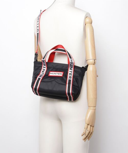 HUNTER(ハンター)の「【HUNTER/ハンター】NYLON TOPCLIP TOTE MINI(ナイロントップクリップトートミニ)(トートバッグ・レディース・ブラック/ブラック系その他・FREE)」の9枚目の写真