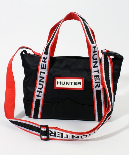 HUNTER(ハンター)の「【HUNTER/ハンター】NYLON TOPCLIP TOTE MINI(ナイロントップクリップトートミニ)(トートバッグ・レディース・ブラック/ブラック系その他・FREE)」の4枚目の写真