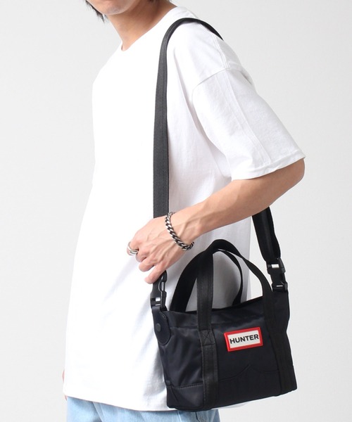 HUNTER(ハンター)の「【HUNTER/ハンター】NYLON TOPCLIP TOTE MINI(ナイロントップクリップトートミニ)(トートバッグ・レディース・ブラック/ブラック系その他・FREE)」の15枚目の写真