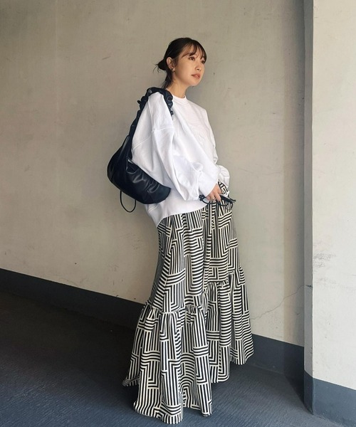 y/m by 村岡美里（イムバイムラオカミサト）の「ドローコードショルダーBAG（ショルダーバッグ・レディース・ブラウン/アイボリー/ブラック・FREE）」の21枚目の写真