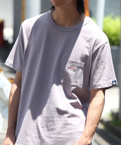 BALL(ボール)の「【BALL/ボール】ヘビーウェイト コットン ショートスリーブ ポケット付き ワンポイントTシャツ(Tシャツ/カットソー・メンズ・ライトグリーン/カーキオリーブ/ライトパープル/杢グレー/ダークブルー/グレイッシュベージュ/ダークネイビー/オフホワイト/ブラック/チャコールグレー/ダークグリーン系/レンガ・M/L/LL)」の16枚目の写真