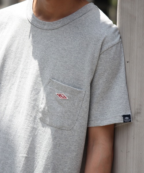 BALL(ボール)の「【BALL/ボール】ヘビーウェイト コットン ショートスリーブ ポケット付き ワンポイントTシャツ(Tシャツ/カットソー・メンズ・ライトグリーン/カーキオリーブ/ライトパープル/杢グレー/ダークブルー/グレイッシュベージュ/ダークネイビー/オフホワイト/ブラック/チャコールグレー/ダークグリーン系/レンガ・M/L/LL)」の18枚目の写真