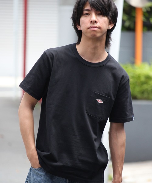 BALL(ボール)の「【BALL/ボール】ヘビーウェイト コットン ショートスリーブ ポケット付き ワンポイントTシャツ(Tシャツ/カットソー・メンズ・ライトグリーン/カーキオリーブ/ライトパープル/杢グレー/ダークブルー/グレイッシュベージュ/ダークネイビー/オフホワイト/ブラック/チャコールグレー/ダークグリーン系/レンガ・M/L/LL)」の22枚目の写真