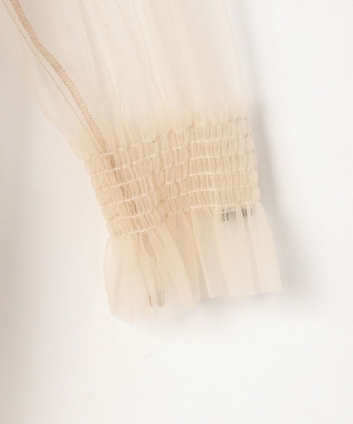 yuw（ユウ）の「２ＷＡＹチュールフレアワンピース　971359（ワンピース・レディース・ブラック/アイボリー・FREE）」の8枚目の写真