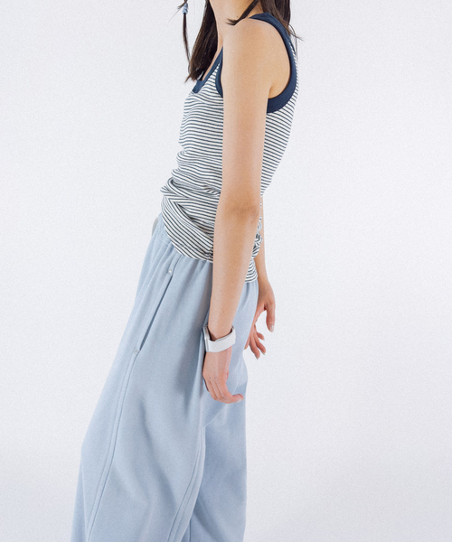 Charles Chaton(シャルルシャトン)の「Robert P.Miller prib SN tank(タンクトップ・レディース・ブルー/ネイビー・FREE)」の4枚目の写真