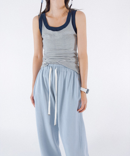 Charles Chaton(シャルルシャトン)の「Robert P.Miller prib SN tank(タンクトップ・レディース・ブルー/ネイビー・FREE)」の5枚目の写真