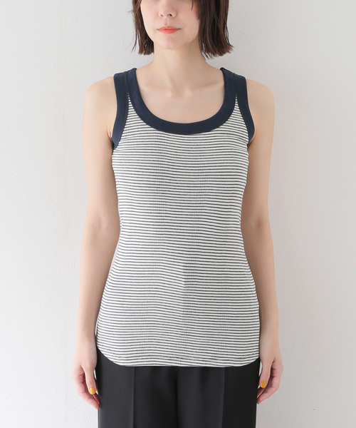 Charles Chaton(シャルルシャトン)の「Robert P.Miller prib SN tank(タンクトップ・レディース・ブルー/ネイビー・FREE)」の9枚目の写真