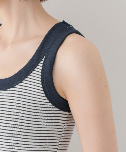Charles Chaton(シャルルシャトン)の「Robert P.Miller prib SN tank(タンクトップ・レディース・ブルー/ネイビー・FREE)」の14枚目の写真