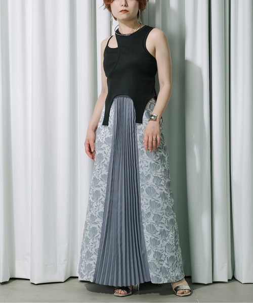 D&G♡ブラック♡タンクトップ ♡サイドレース USED] BLK かぎ編み レース タンクトップ ♡ | garden730