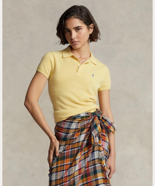 スリム フィット カシミヤ ポロシャツ（ポロシャツ）｜POLO RALPH