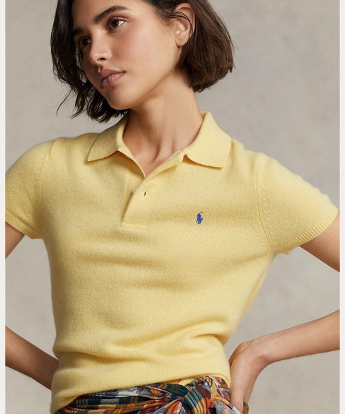 スリム フィット カシミヤ ポロシャツ（ポロシャツ）｜POLO RALPH