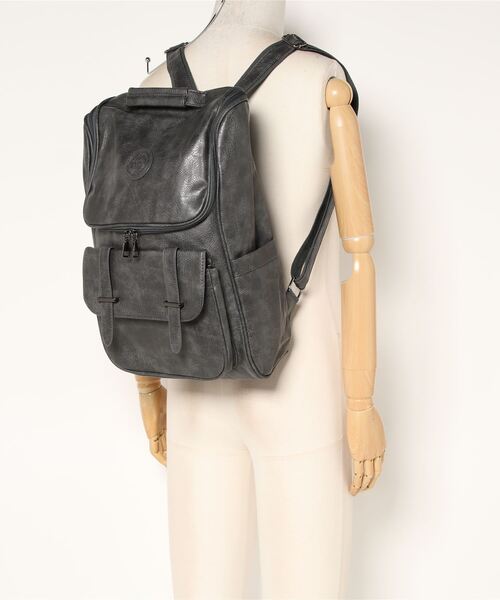 Burner(バーナー)の「【OKUOKU 0909】 バックパック oku-bag-666528547883-40 U(バックパック/リュック・メンズ・グレー/ブラック/ブラウン・FREE)」の7枚目の写真