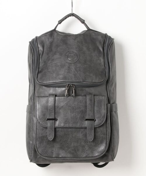 Burner(バーナー)の「【OKUOKU 0909】 バックパック oku-bag-666528547883-40 U(バックパック/リュック・メンズ・グレー/ブラック/ブラウン・FREE)」の12枚目の写真